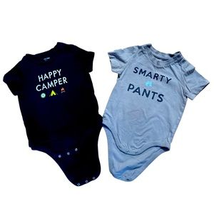 Baby Gap onesie set of 2 18 months